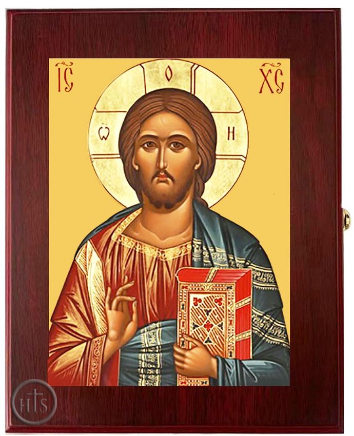 Product Photo - Christ The Teacher, Wall Hanging Sacred Framed Icon Box