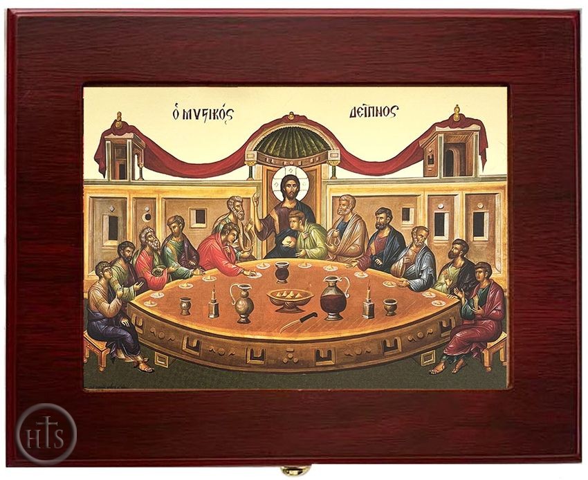 Product Image - The Last Supper, Wall Hanging Sacred Framed Byzantine Icon Box