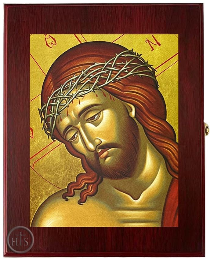 HolyTrinity Pic - Christ the Bridegroom, Wall Hanging Sacred Framed Icon Box
