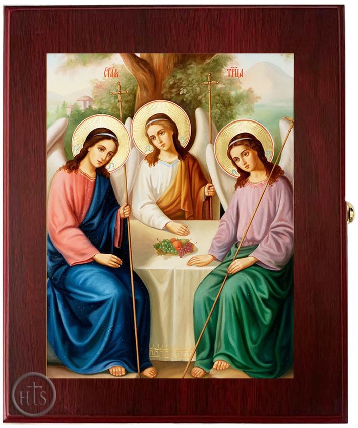 Picture - The Holy Trinity, Wall Hanging Sacred Framed Icon Box