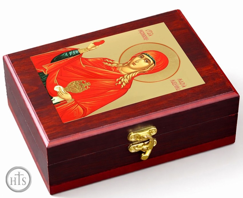 Product Pic - Saint Mary Magdalene,  Wall Hanging Sacred Framed Icon Box  