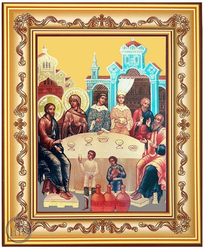 Product Image - Wedding at Cana, Orthodox Icon in Frame 