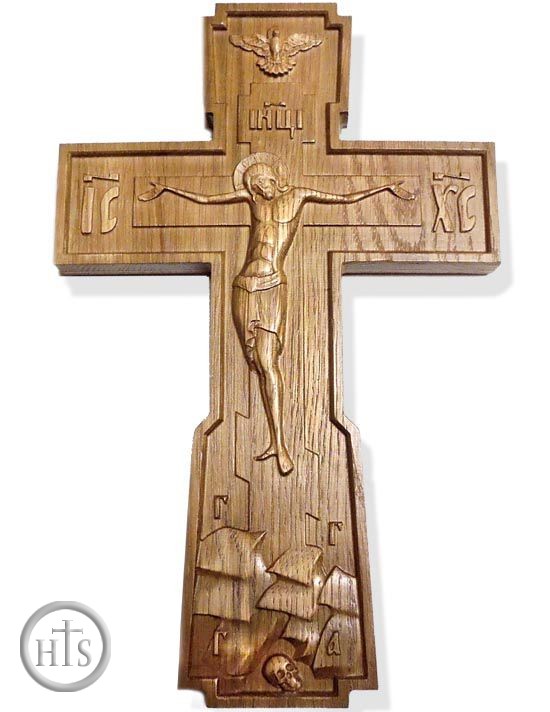 Product Picture - Wooden Russian   Wall  Cross, Large