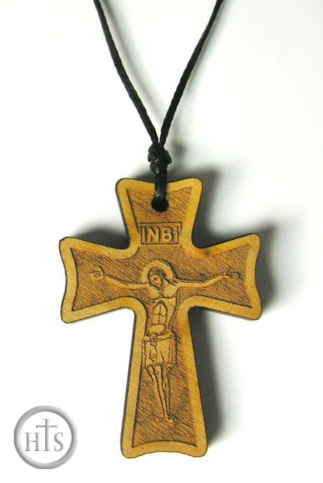 Picture - Wooden Cross with Rope, 1 3/4
