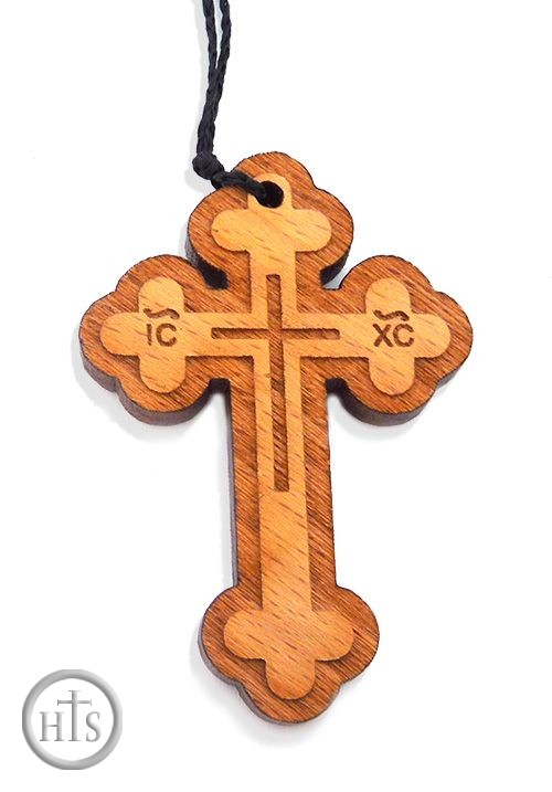 Pic - Wooden Cross With Rope, ICXC NIKA 