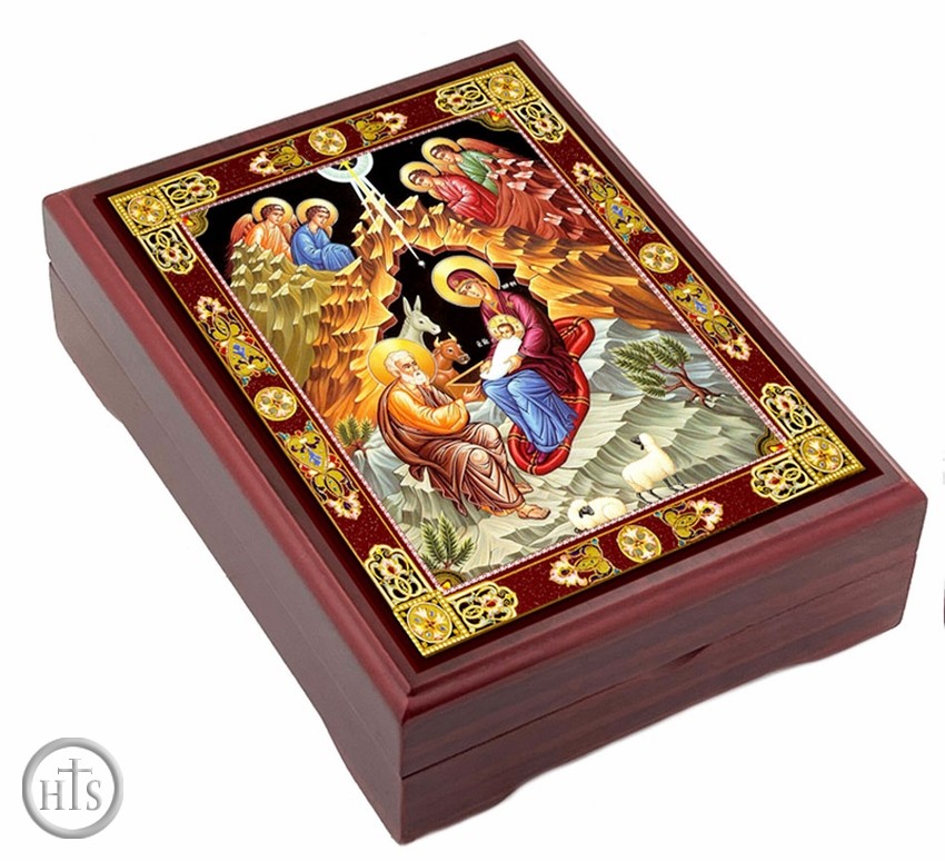 Product Picture - Nativity of Christ, Wooden Icon Keepsake Box