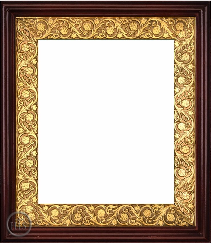 HolyTrinityStore Image - Wooden Frame with  Open-Up Door  for Medium Icons, Hand Carved