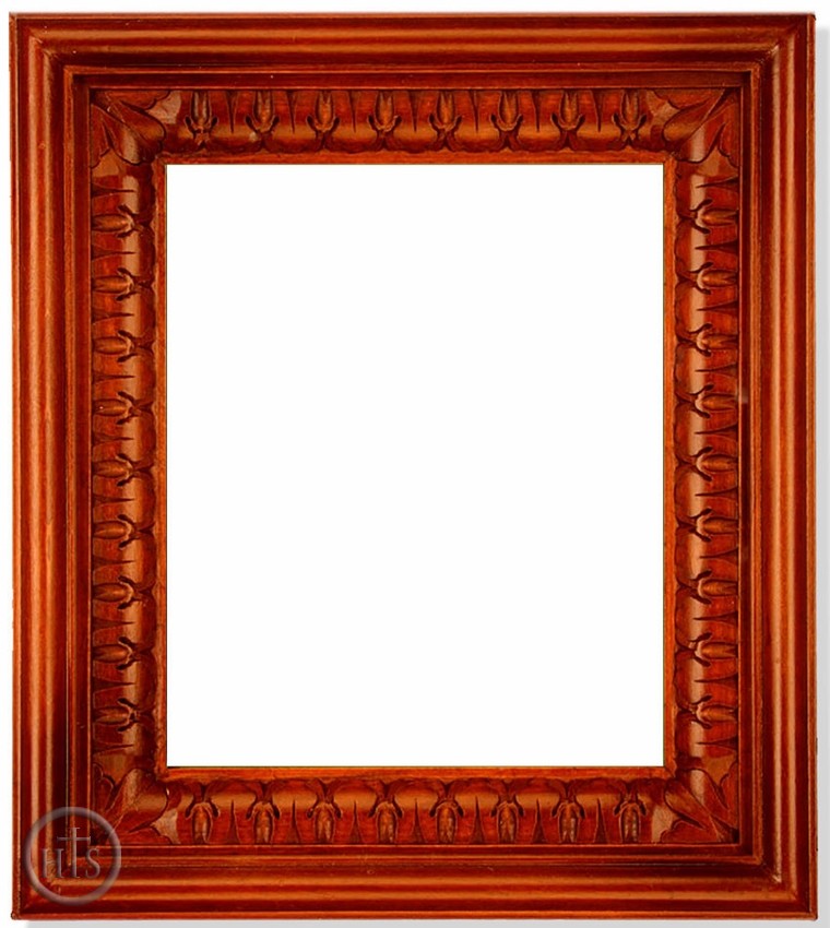 Product Image - Wooden Frame with  Open-Up Door  for Medium Icons, Hand Carved