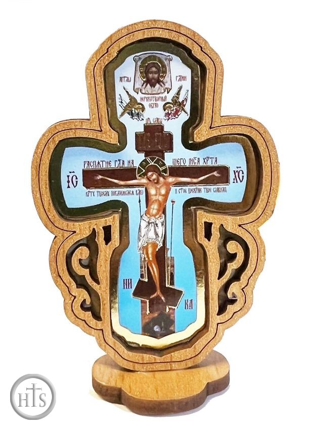 Photo - Wooden Icon Standing Cross, 3