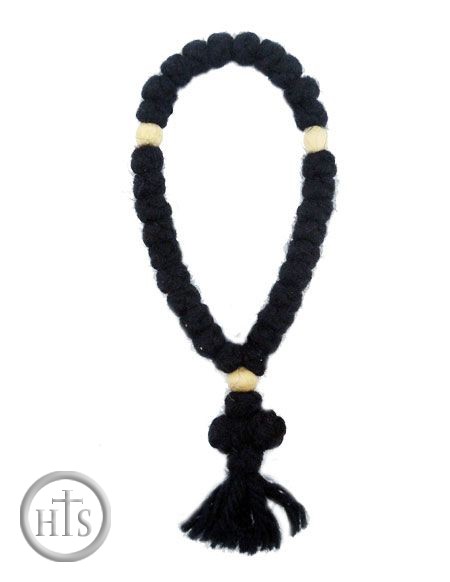 Pic - Wool Prayer Rope 30 Knots From St Sergious Monastery